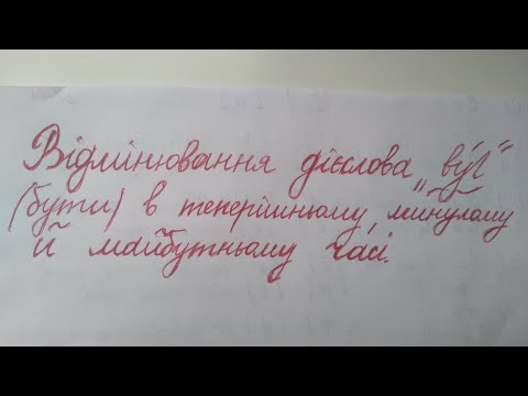 Видео: Відмінювання дієслова "být" ( бути). Чеська мова.