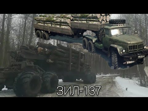 Видео: ЗИЛ 137  Офф-роуд тянем МТЗ 892 лопнул (промежуток).