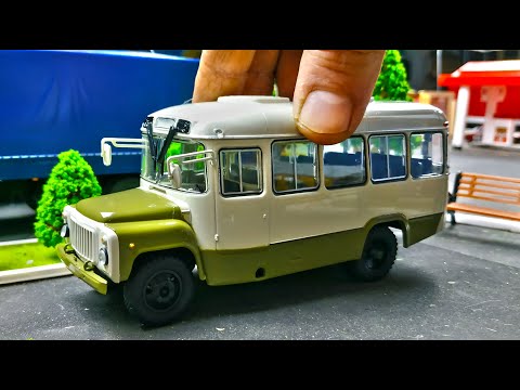 Видео: Модель автобуса КАВЗ 3270 1/43. Наши автобусы Модимио №20. Про машинки.