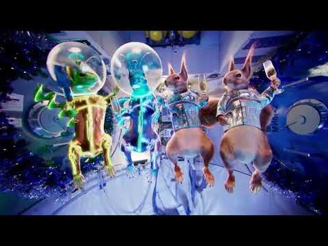 Видео: Заставки Первого канала "белки в космосе" (2023-2024) [Новый год | оригинал]