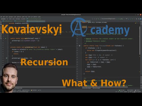 Видео: Рекурсия в java. Что это? Зачем оно?