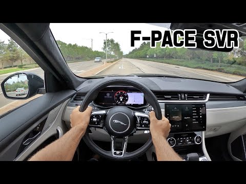 Видео: Jaguar F-Pace SVR 2021 года звучит так агрессивно, но выглядит так нежно (обзор POV Drive)