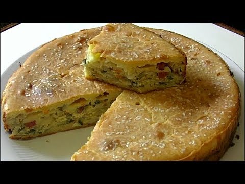 Видео: Заливной пирог с капустой.