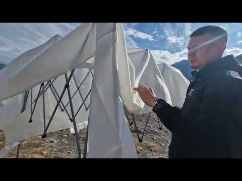 Видео: быстровозводимый шатёр, как альтернатива маркизе. часть 1.