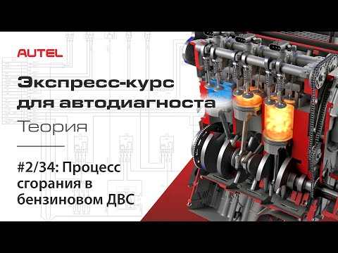 Видео: 2/34: Процесс сгорания в бензиновом ДВС. Экспресс-курс для автодиагноста AUTEL / Теория – ч.1.