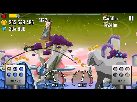 Видео: Hill Climb Racing \ Прогноз \ 14977 метров на Багги [HD]