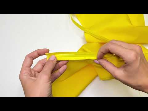 Видео: Лямки бретели из косой бейки и обработка срезов бейкой