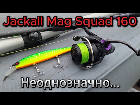 Видео: Рыбалка в ноябре Jackall Mag Squad 160