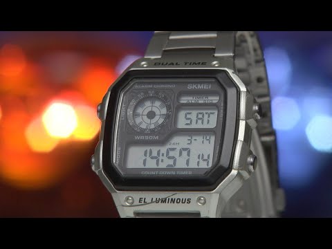 Видео: Копия лучше оригинала? Китайские часы Skmei 1335 против японских Casio AE1200-WH