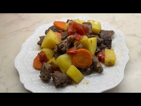 Видео: Говядина с овощами.