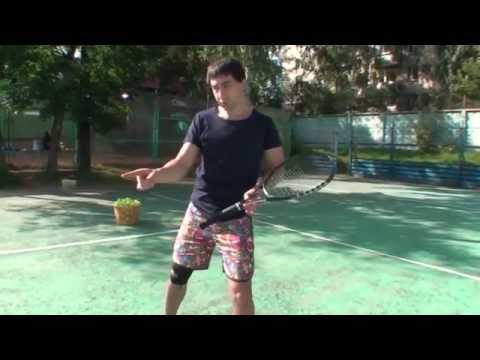 Видео: Теннис. Удар слева. Часть 1.