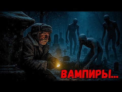 Видео: Могильщик рассказал о вампирах, которые выходят на кладбище в холодные ночи – мистическая история