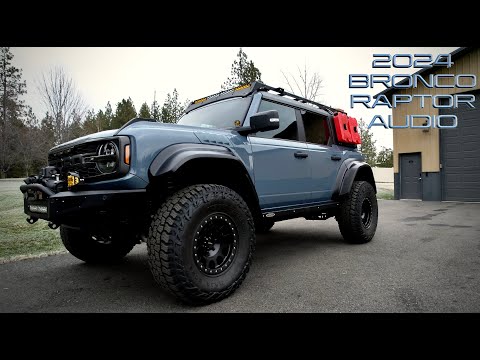 Видео: Аудиосистема Bronco Raptor Aftermarket 2024 года