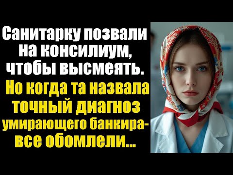 Видео: Санитарку позвали на консилиум, чтобы посмеяться… Но она назвала точный диагноз умирающего.