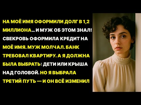 Видео: «На моё имя оформили долг в 1,2 миллиона… И муж об этом знал!»