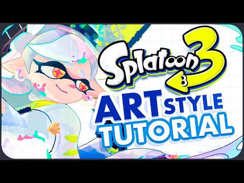 Видео: КАК НАРИСОВАТЬ SPLATOON 3 ЗА 15 МИНУТ
