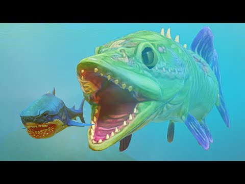 Видео: ОГРОМНАЯ ЗОМБИ ЩУКА АТАКУЕТ МЕГАЛОДОНА! | Feed and Grow Fish