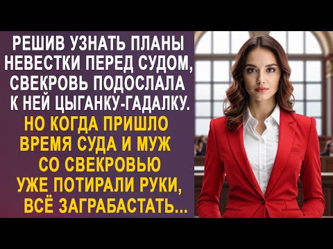 Видео: Решив узнать планы невестки перед судом, свекровь подослала к ней цыганку-гадалку...