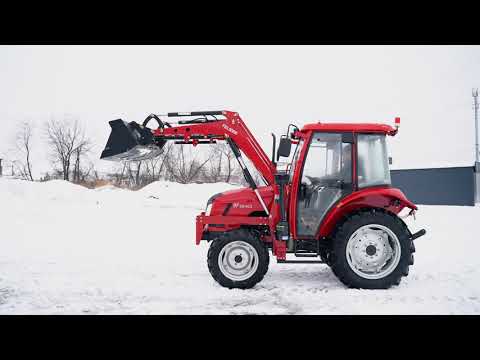 Видео: ДонгФенг 504 G3 с фронтальным погрузчиком!