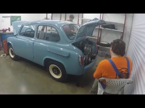 Видео: Первый запуск восстановленного ЗАЗ965! Шокирующие звуки!