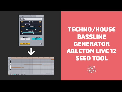 Видео: Генератор басовой линии в стиле техно/хаус с новым инструментом генерации семян Ableton Live 12 |...
