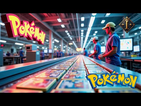 Видео: Как делаются карты POKÉMON 🎴 Секретный производственный процесс раскрыт!