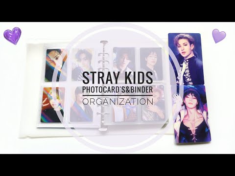 Видео: 💜💟 Организация к-поп карточек и биндера STRAY KIDS | SKZ photocard's and binder organization