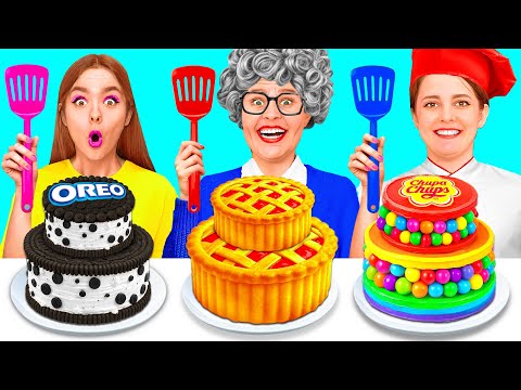 Видео: Кулинарный Челлендж: Я против Бабушки | Смешные Челленджи от RaPaPa Challenge