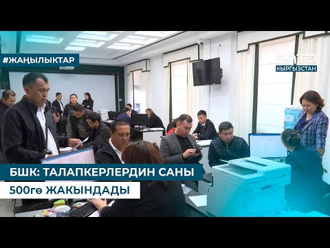 Видео: БШК: ТАЛАПКЕРЛЕРДИН САНЫ 500гө ЖАКЫНДАДЫ