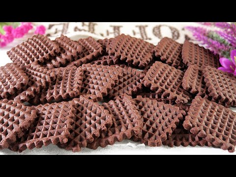 Видео: За минуты! Шоколадное печенье к чаю Простой рецепт