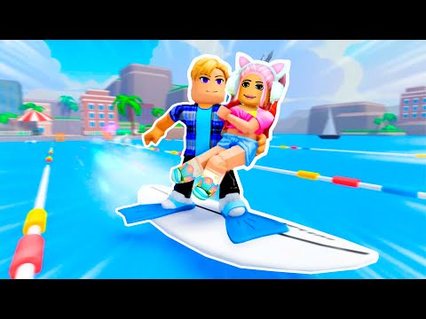 Видео: ПЛЫВУ В БАССЕЙНЕ! СПАСАЮ ПРИНЦЕСС В РОБЛОКС!