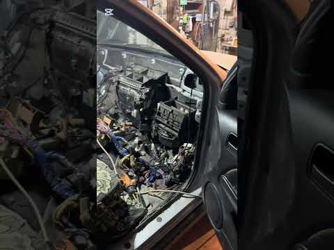 Видео: Mitsubishi airtrek пешін жасау переделка печки перекидка