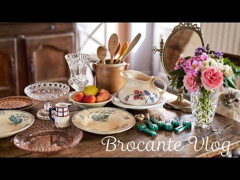 Видео: Brocante во французской сельской местности, недалеко от Парижа/ Brocante Haul/ Парижский влог