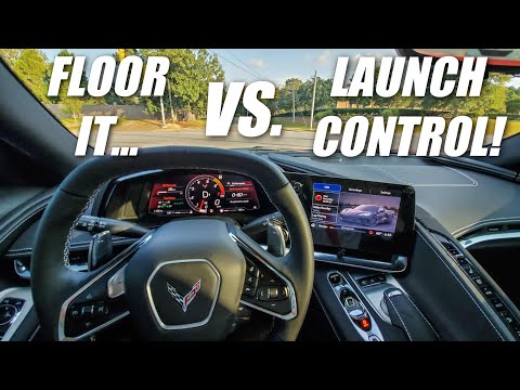 Видео: Насколько БЫСТРЕЕ работает система Launch Control на C8 Corvette?