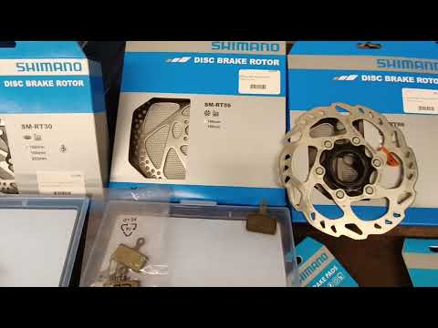Видео: Тормозные роторы и колодки Шимано. Bremsscheiben und Bremsbeläge Marke Shimano.