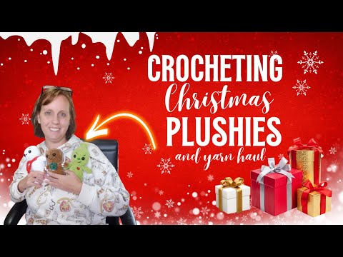 Видео: Вязание рождественских плюшевых игрушек крючком | Доставка пряжи | Подготовка к рынку