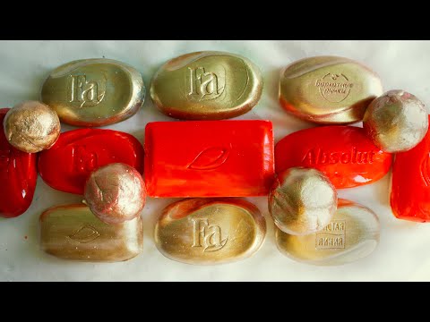 Видео: ASMR  резка мыла🔪. хруст пластилина💥. лакированное мыло