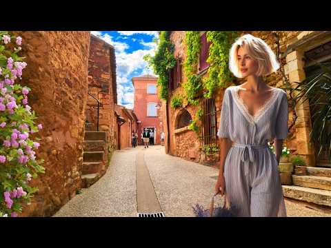 Видео: Руссильон - самые красивые деревни Франции в потрясающем ландшафте - пешеходная экскурсия в формате
