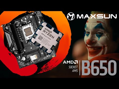 Видео: maxsun b650m wi-fi challenger обзор Китайской b650 для RYZEN 7000