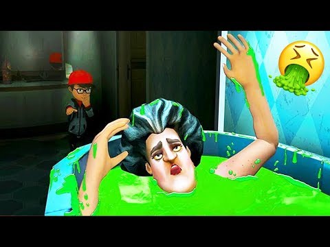Видео: Заставил Плакать Бабку Учительница Мисс Ти! - Scary Teacher 3D