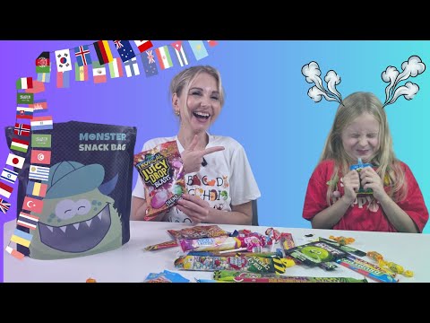 Видео: Шок от сладостей! Алиса в восторге от самого популярного набора из 40 стран!