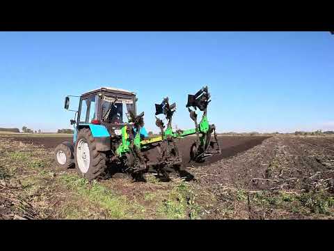 Видео: НА 100 Га ❗️Поки  що МТЗ 👍Стан Пшениці ✅Оранка Обертовим плугом Велес Агро 2*1