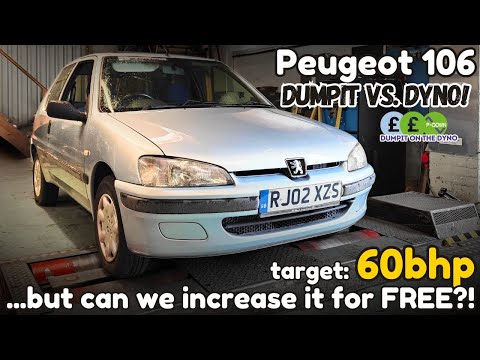 Видео: PEUGEOT 106 1.1 против Dyno | Почему ваш 1.1 106, AX или Saxo показался вам таким быстрым?!