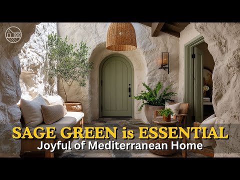 Видео: Вам нужен шалфейный зеленый: радостный, максималистский акцент для дома в средиземноморском стиле