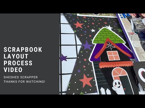 Видео: Видео процесса создания макета альбома для вырезок // Ароматы месяца в ScrapRoom за октябрь // Пр...