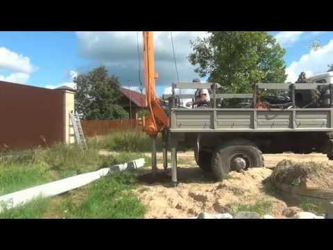 Видео: Установка одностоечной опоры