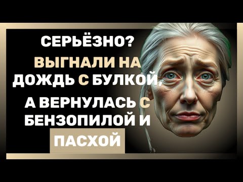 Видео: "Серьёзно? За булкой выгнали — а вернулась с Бензопилой по гипс-кул...