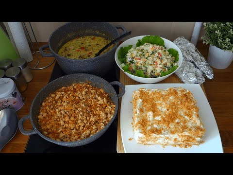 Видео: МЕНЮ на Неделю Готовим ОБЕД УЖИН на несколько дней