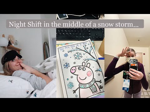 Видео: Переживите снежную бурю в Портленде вместе со мной, работающей ночной медсестрой в педиатрии...