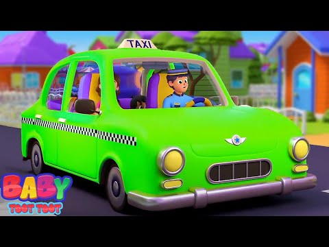 Видео: Baby toot toot   Колеса на Таксі Пісні Для дітей + більше транспортний засіб Відео і Вірші
